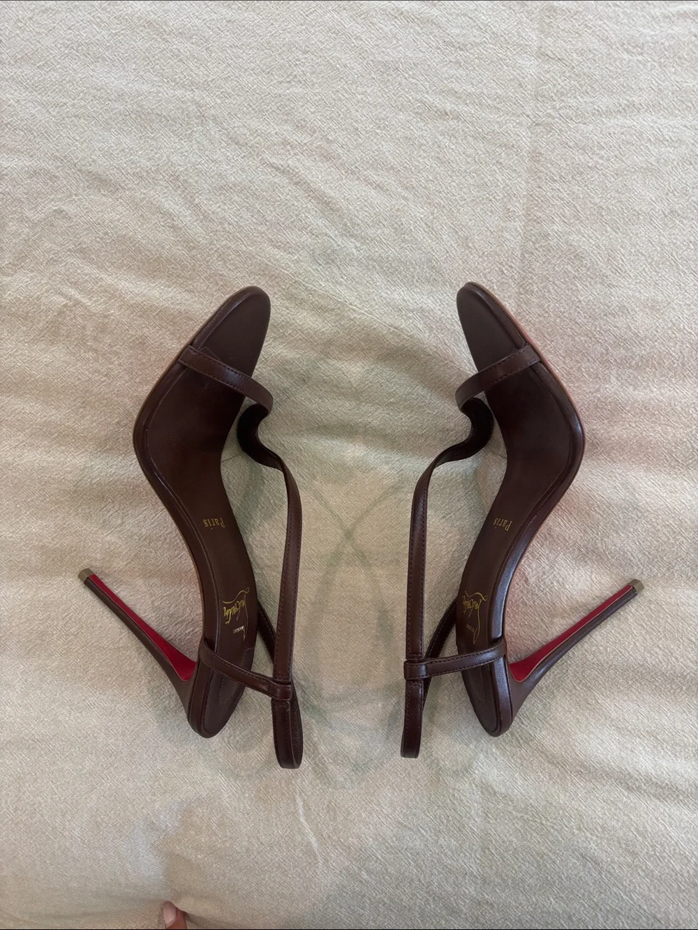 Christian Louboutin Rosalie 100mm sling backs - Picture 7 of 9
